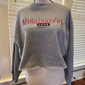 Jansport Gray University of Mississippi Hoodie